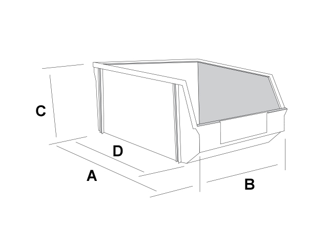 Pack de 8 Cajas Apilables con Apertura Frontal para Almacenamiento
