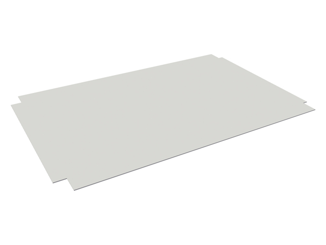 Cubre-estante plástico liso para estantería plástica fija PLD-600